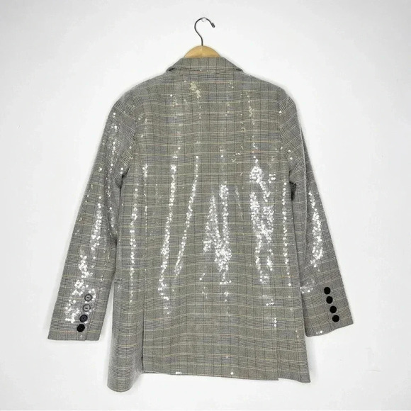 Maeve Silver Sequin Blazer - Picture 11 of 11